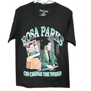 Rosa Parks One Person Can Change The World Graphic T Shirt Tee S Black Green